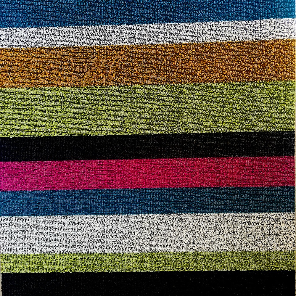 Chilewich Shag Utility Mat Bold Multicolor 24x36 Made in America 🇺🇸